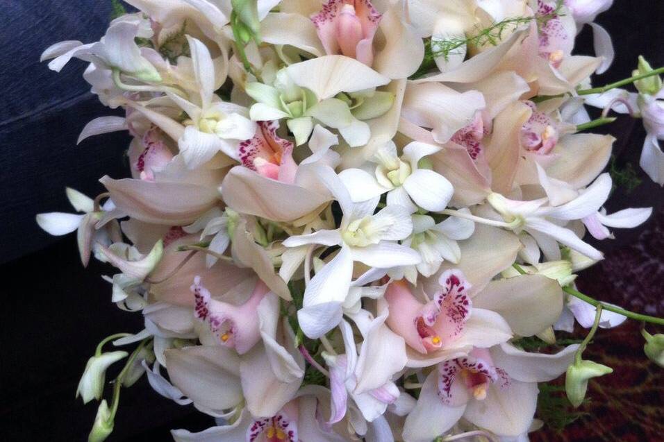 Ramo novia orquídeas