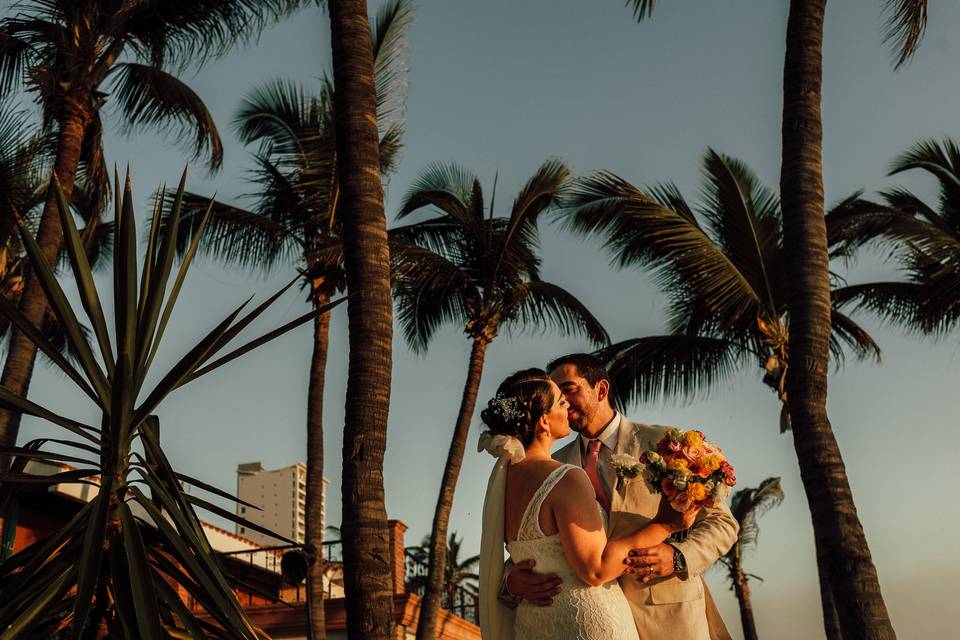 Boda en mayan palace