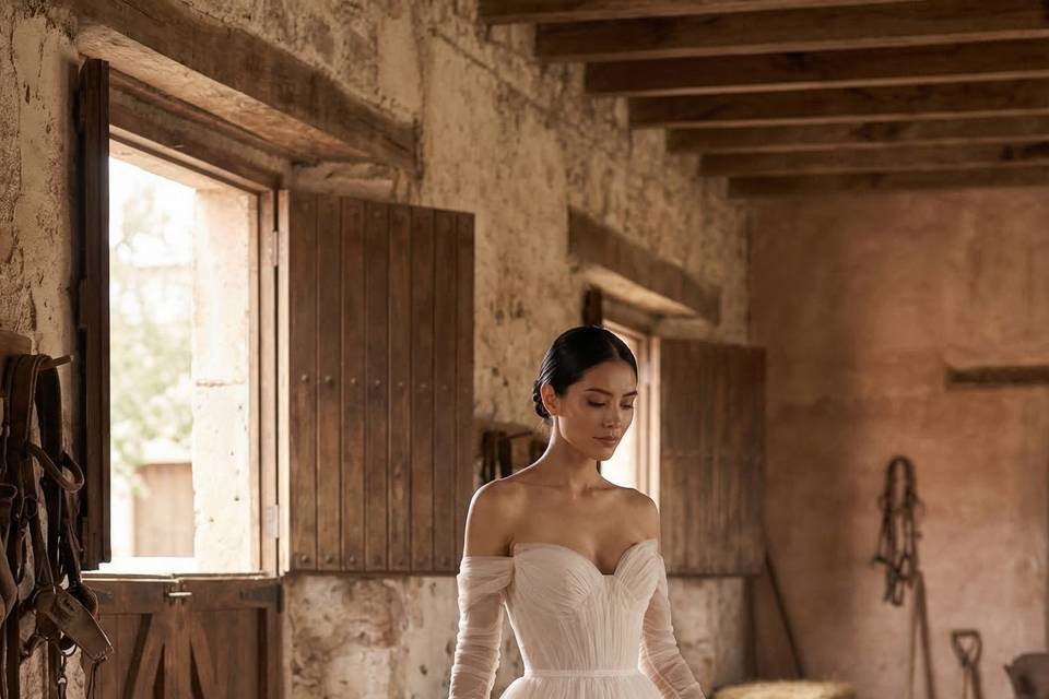 Vestido de Novia Eirene Lyra