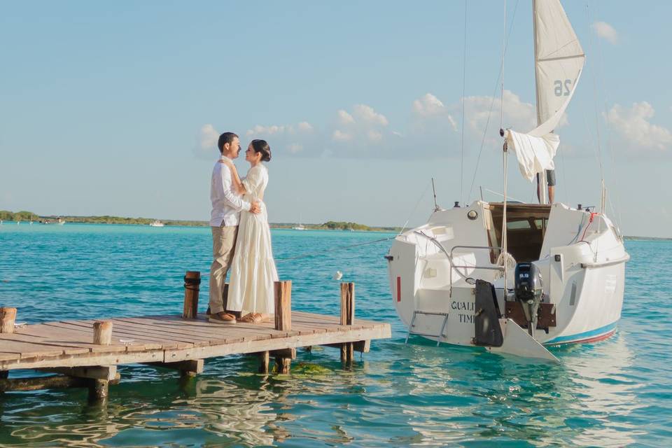 Pre boda en velero