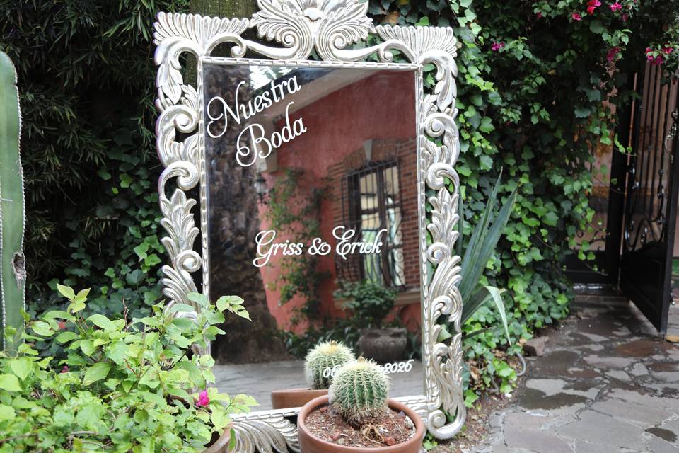Espejo jardín