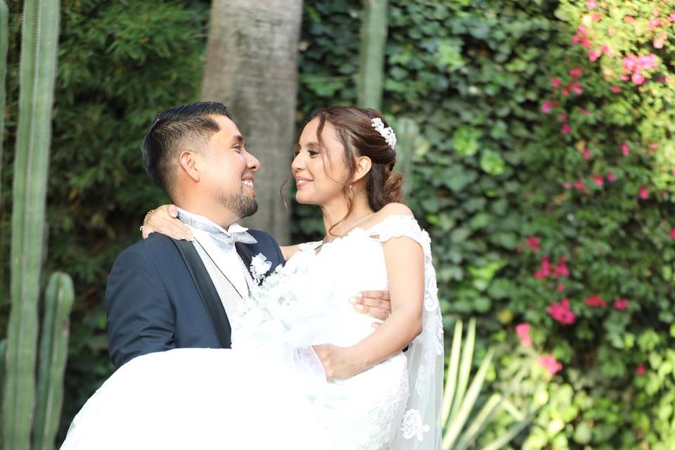 Fotos en jardín