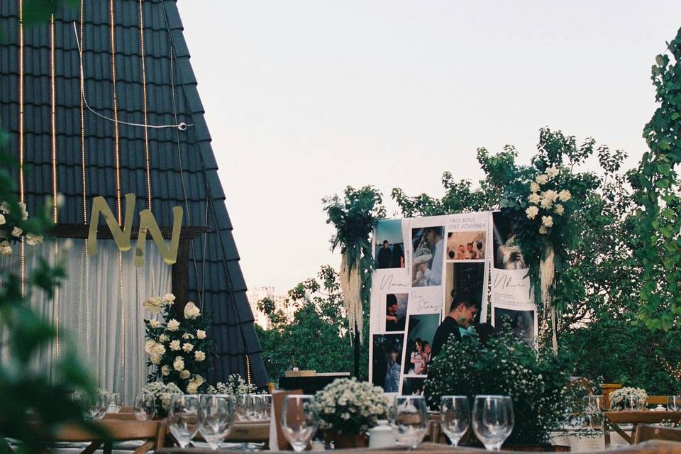 Sillas de madera para evento