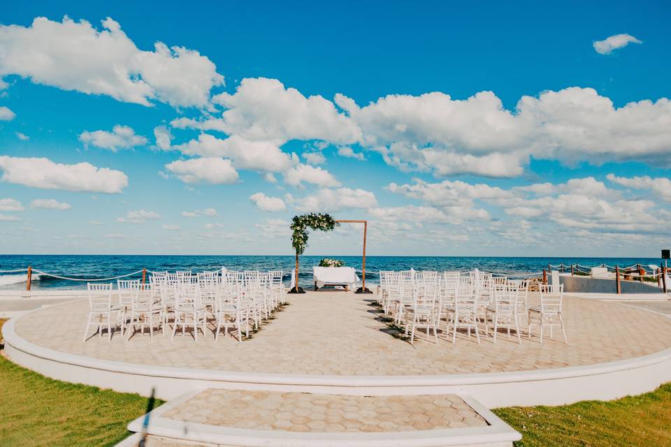 Ceremony set up