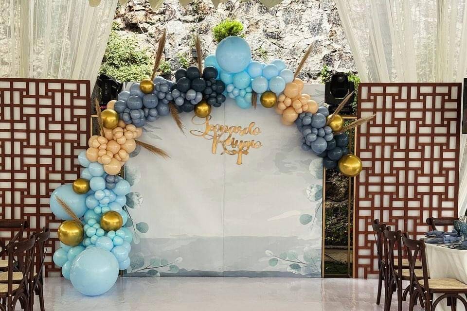 Decoración con globos