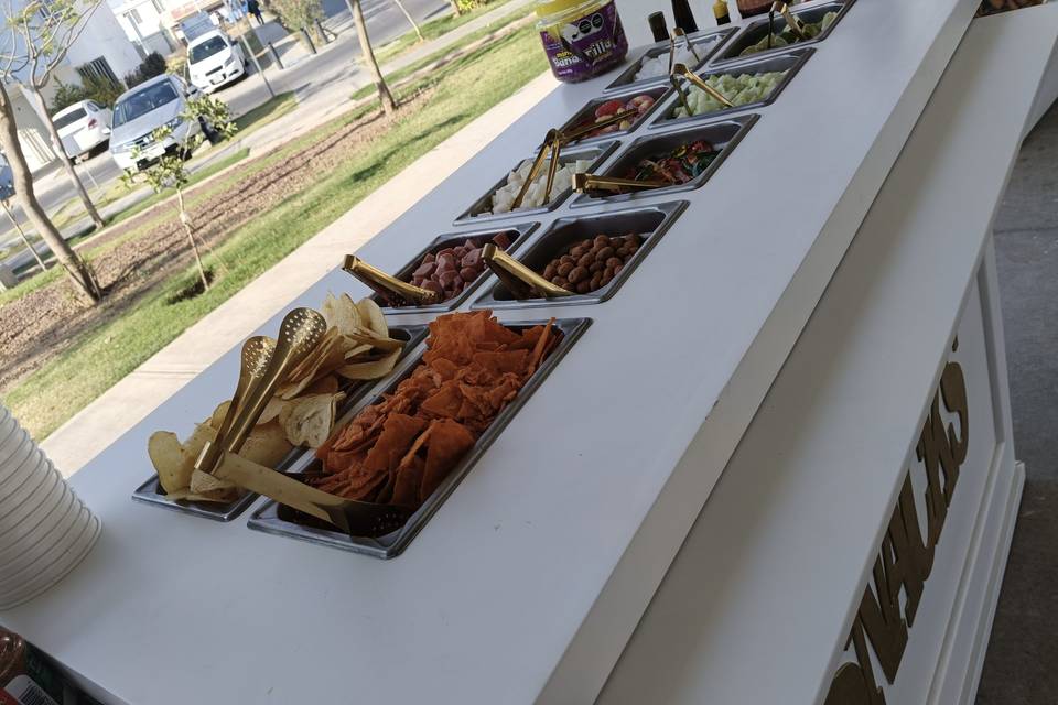 Tostitos y gomitas para eventos