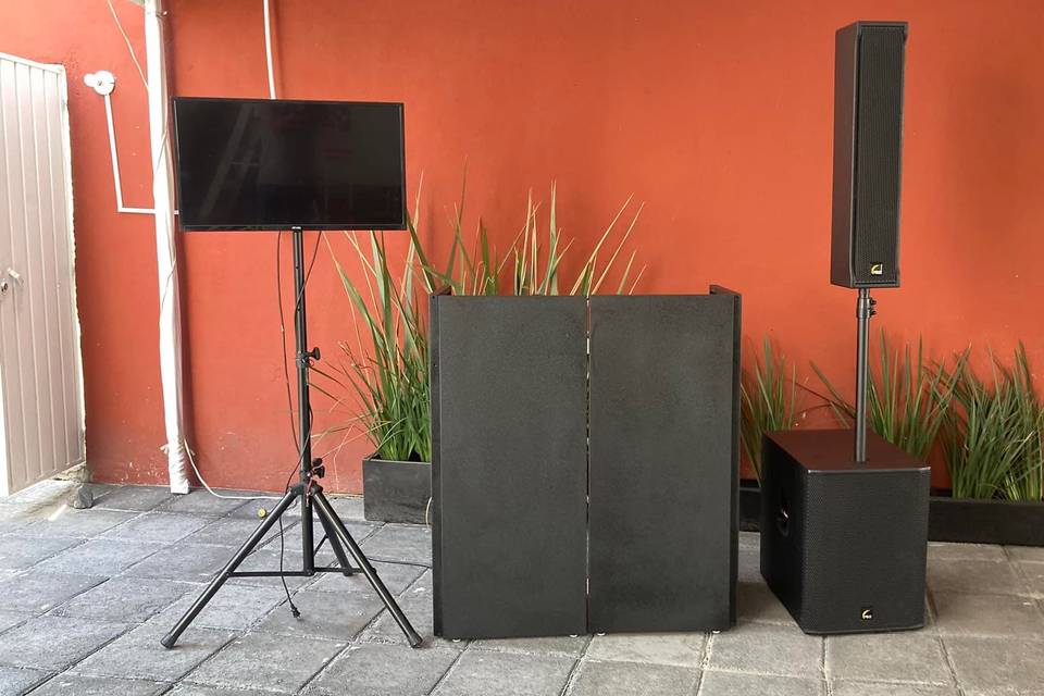 Sistema de audio 100 personas