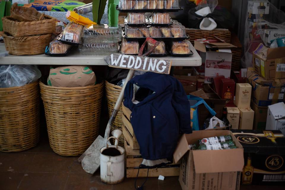 La boda en una bodega