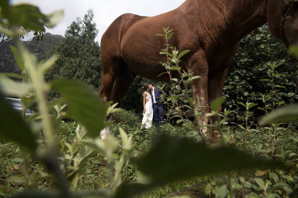 Shooting de novios rifados