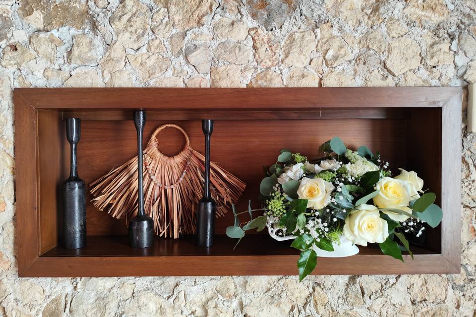 Decoracion Detras de mesa de n