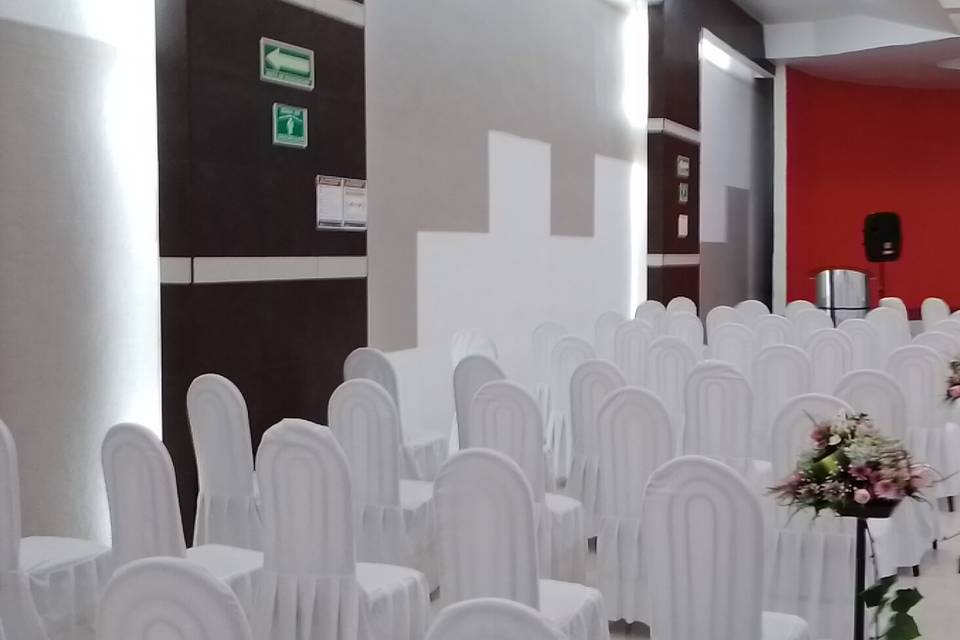 Salón para ceremonia religiosa