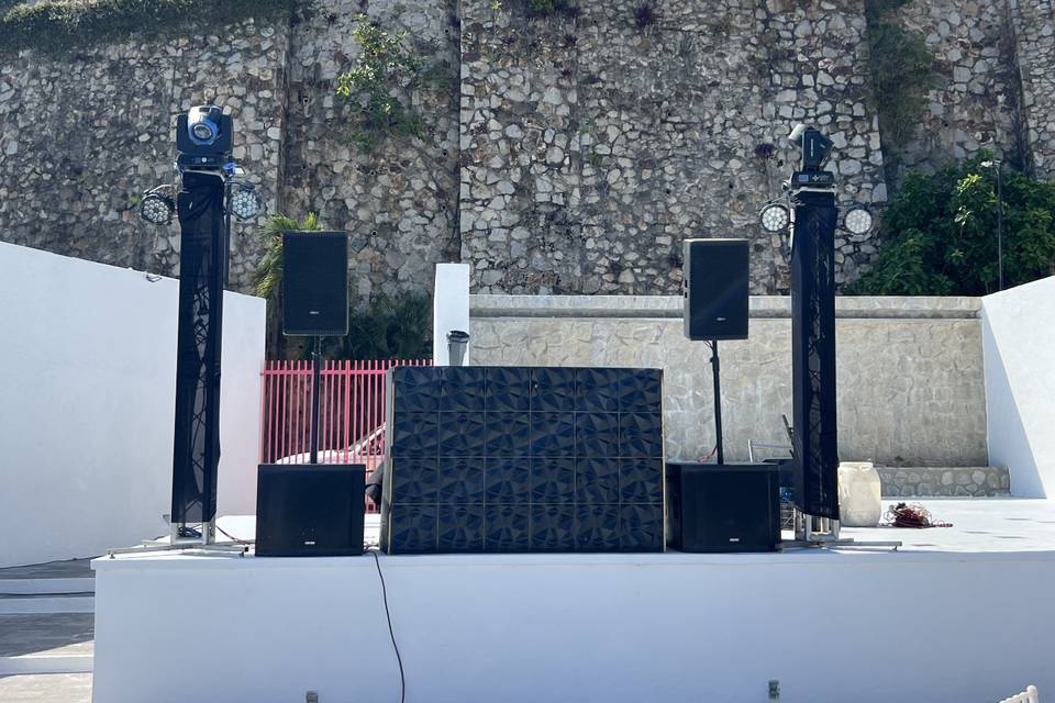 Audio e iluminación