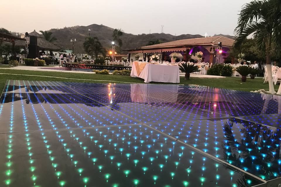 Pista de baile black pixel