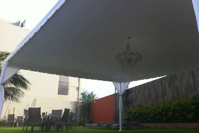 Carpas con candelabro