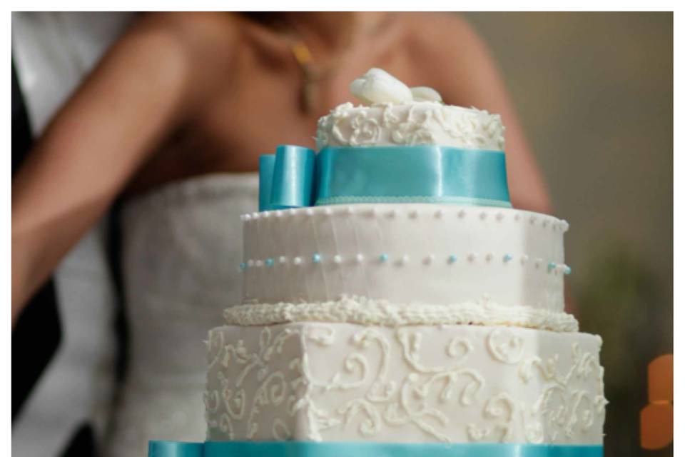 Pastel de fondant boda