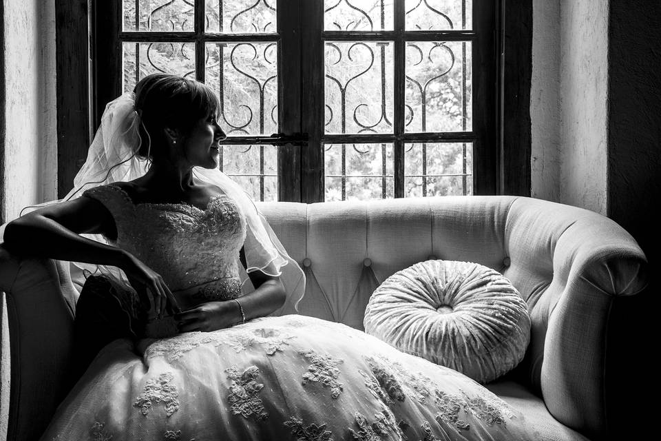 Novia blanco y negro