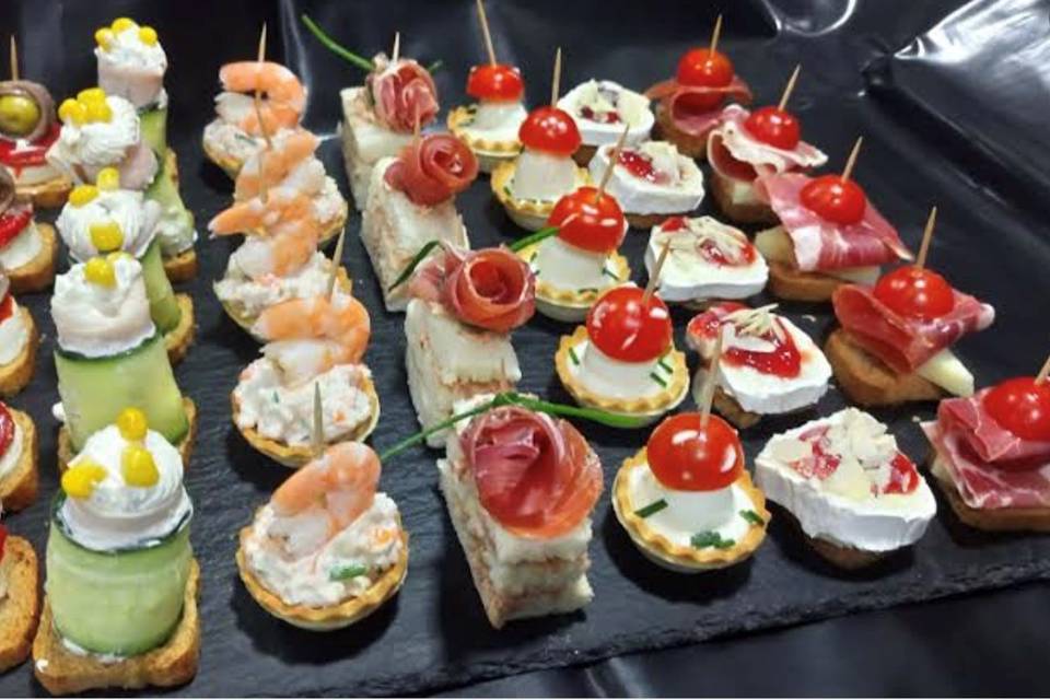 Canapés varios sabores