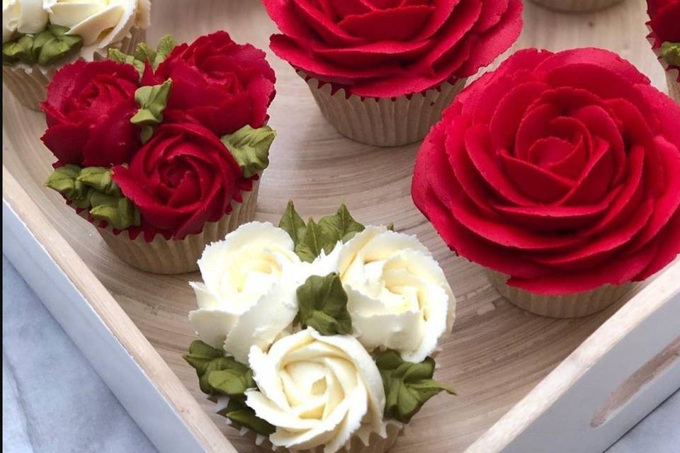 Cupcakes floral