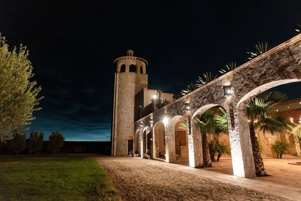 Hacienda con arcos