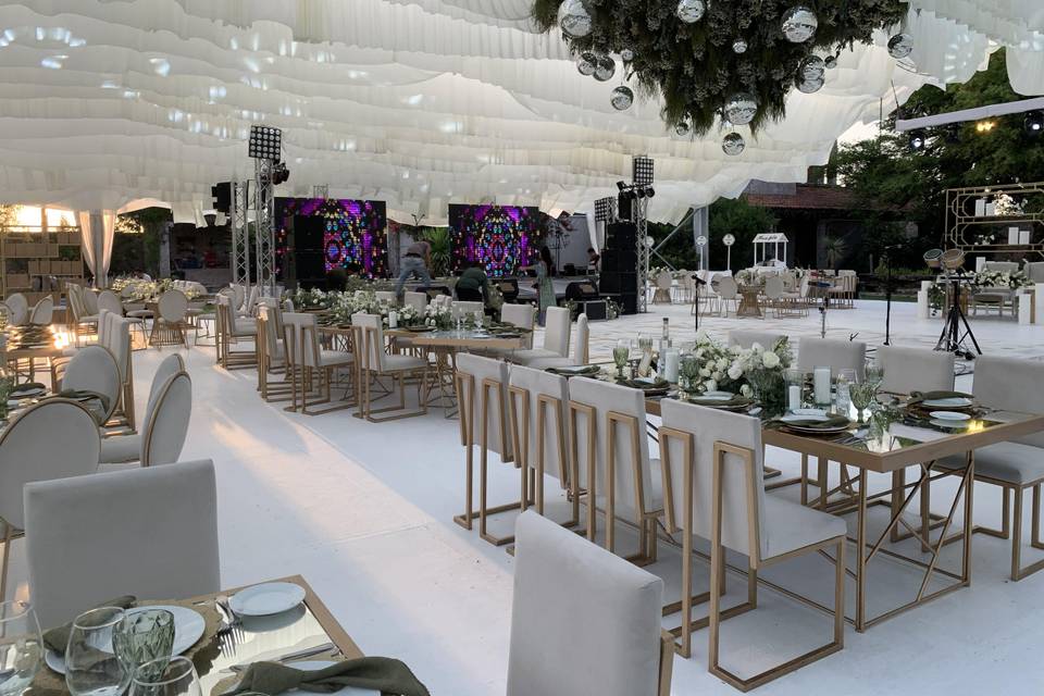 Espacio en el campo para celebraciones