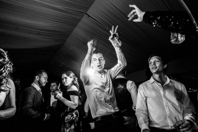 Disfrutando la fiesta