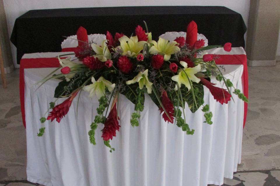 Mesa para novios