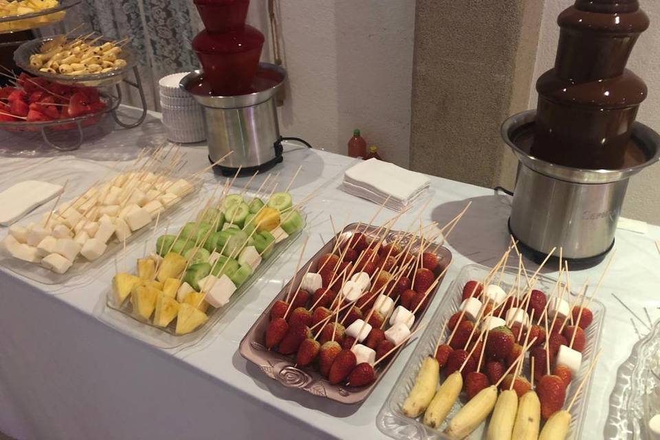 Chocolate y chamoy
