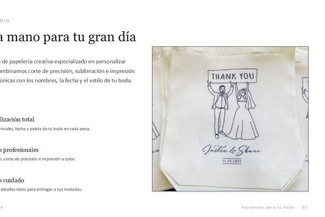 Hecho a Mano para tu gran día