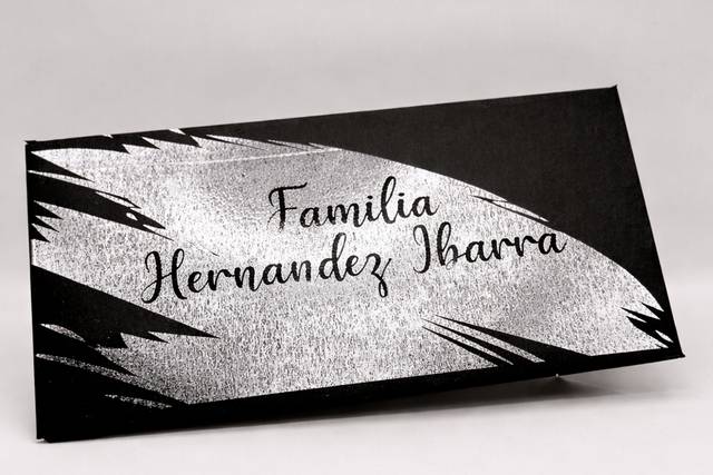 Sobres con foil