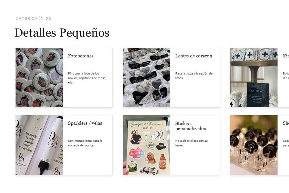 Detalles Pequeños