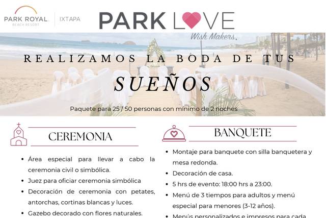 PAQUETE DE BODAS