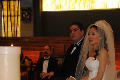 En la iglesia