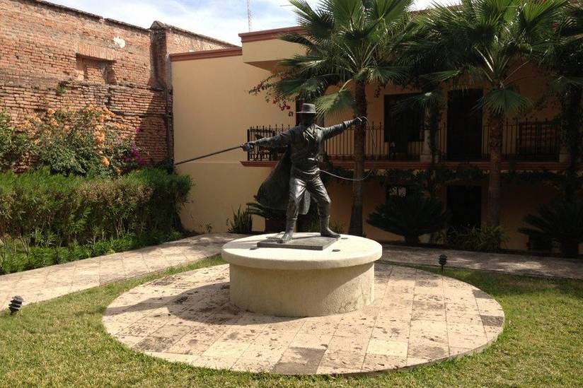 Jardín estatua de El Zorro