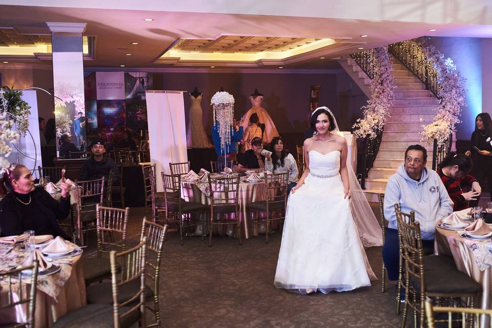 Novia en la recepción