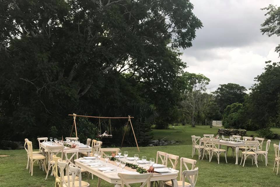 Boda jardín