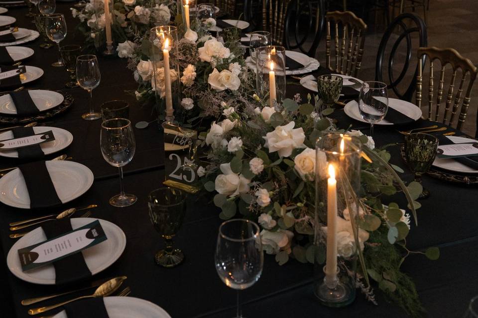 Mesa decorada