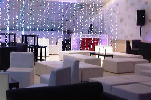 Iluminación de la sala lounge