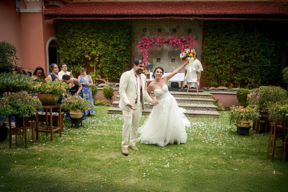 Celebrando juntos.