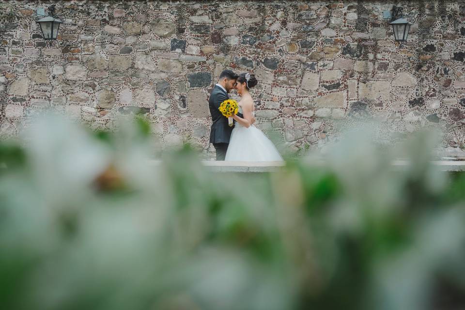 Mirada de los novios