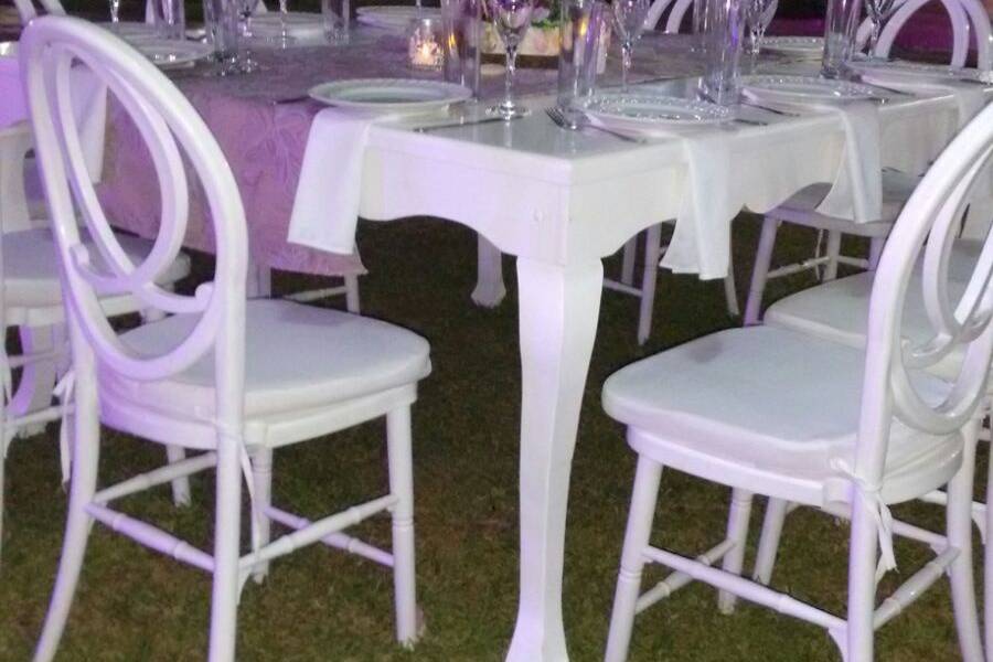 Estilo de mesa de invitados