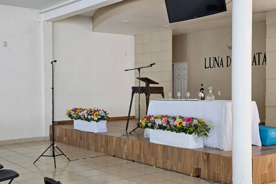 Área del escenario
