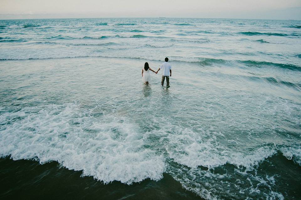 Preboda en la playa