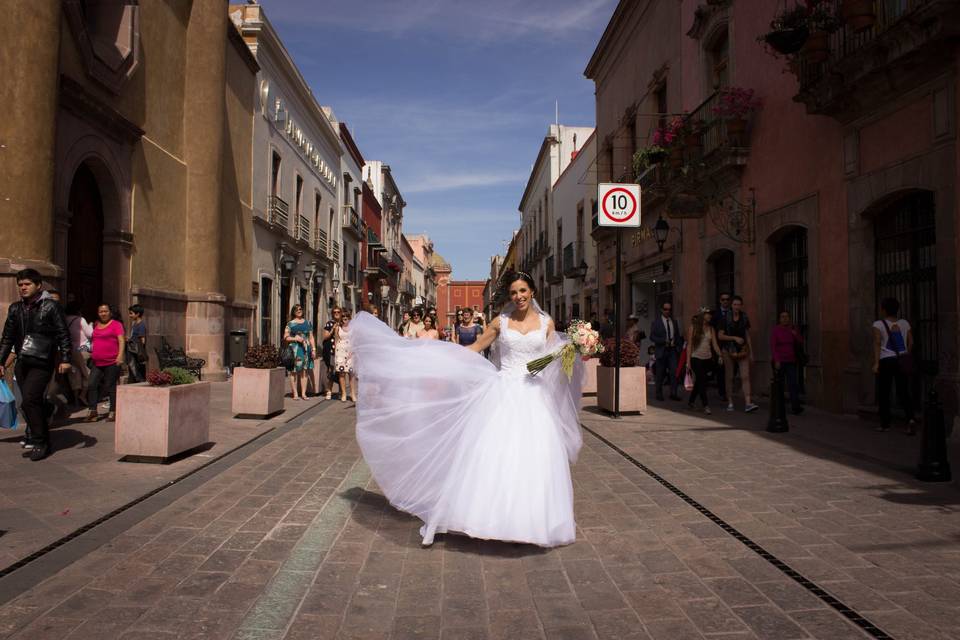 Camino a la iglesia