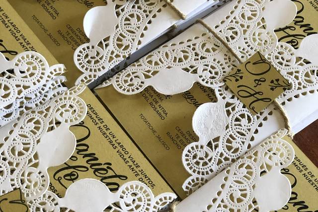 Invitación boda charra
