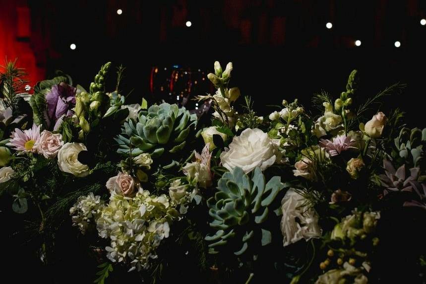 Boda greenery en suculentas