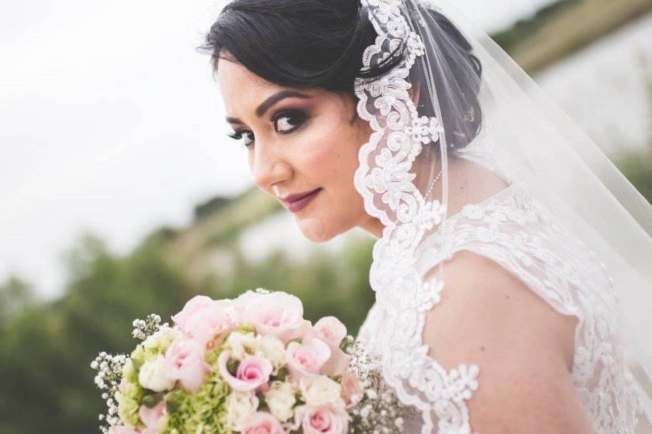 Peinado y maquillaje novia