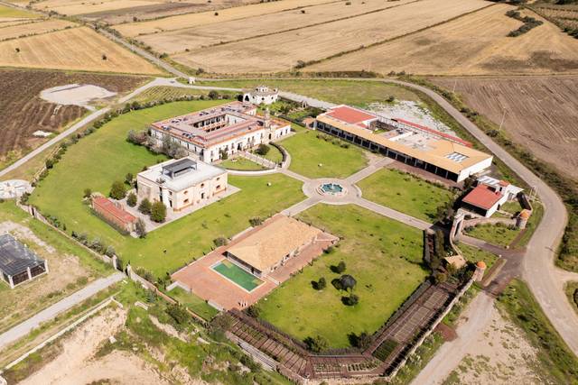 Vista áerea de la propiedad