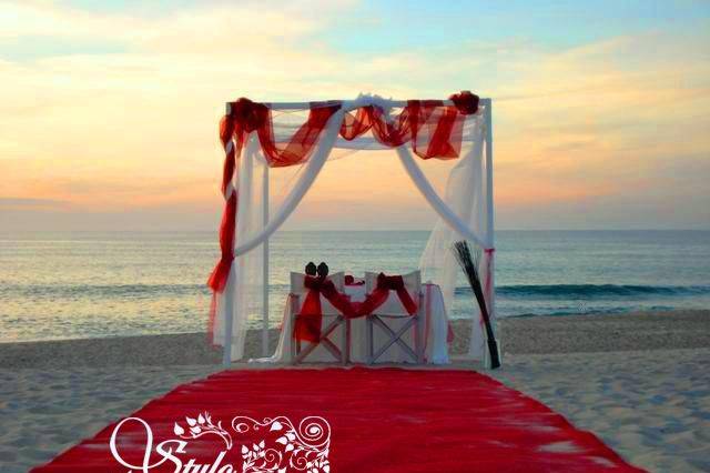 Capilla para bodas en playa
