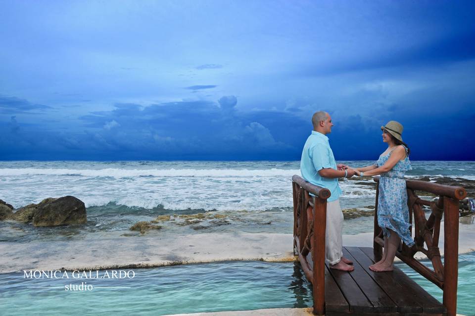 Sesión informal en playa