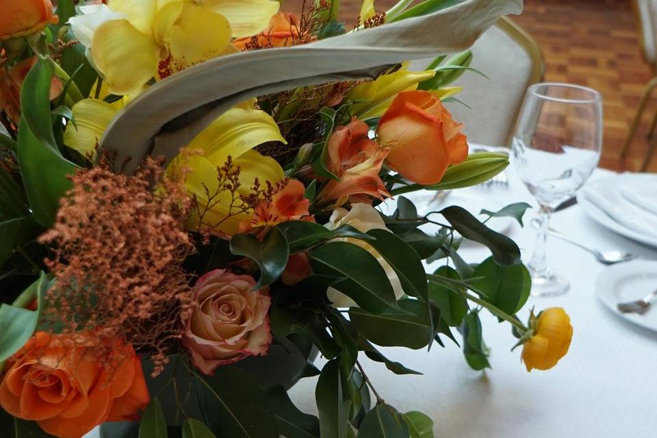 Flores frescas para decorar eventos